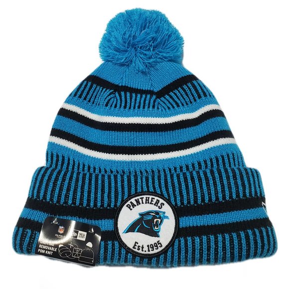 NFL Carolina Panthers Pom Knit Hat - Picture 1 of 5
